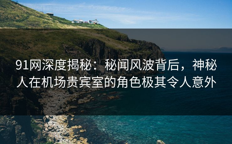 91网深度揭秘：秘闻风波背后，神秘人在机场贵宾室的角色极其令人意外